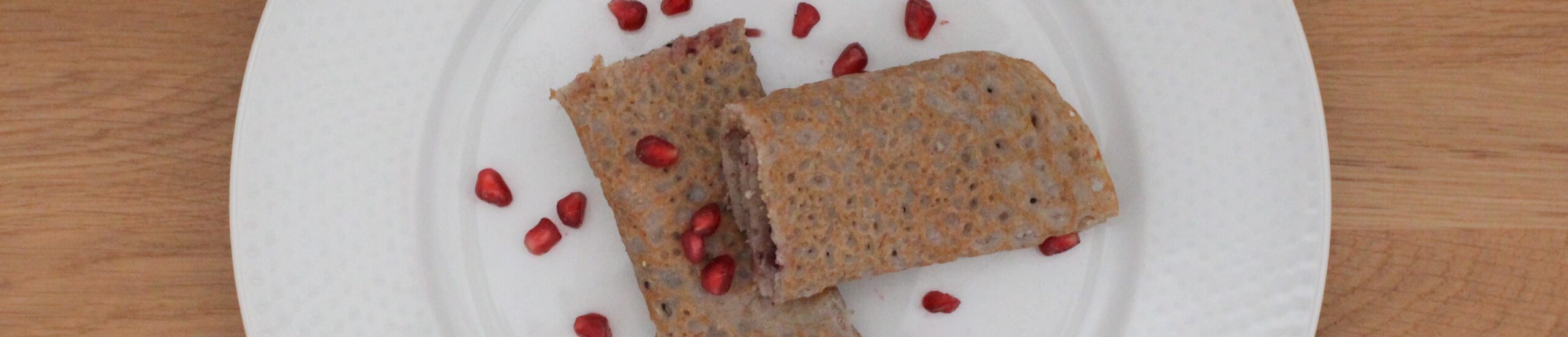 Creps de blat sarraí i castanyes